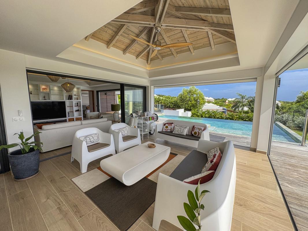 10.Location villa piscine Saint François Guadeloupe_terrasse